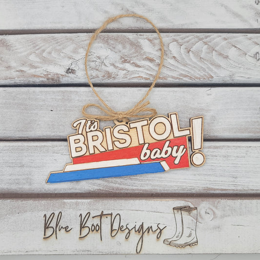 It's Bristol Baby Ornament