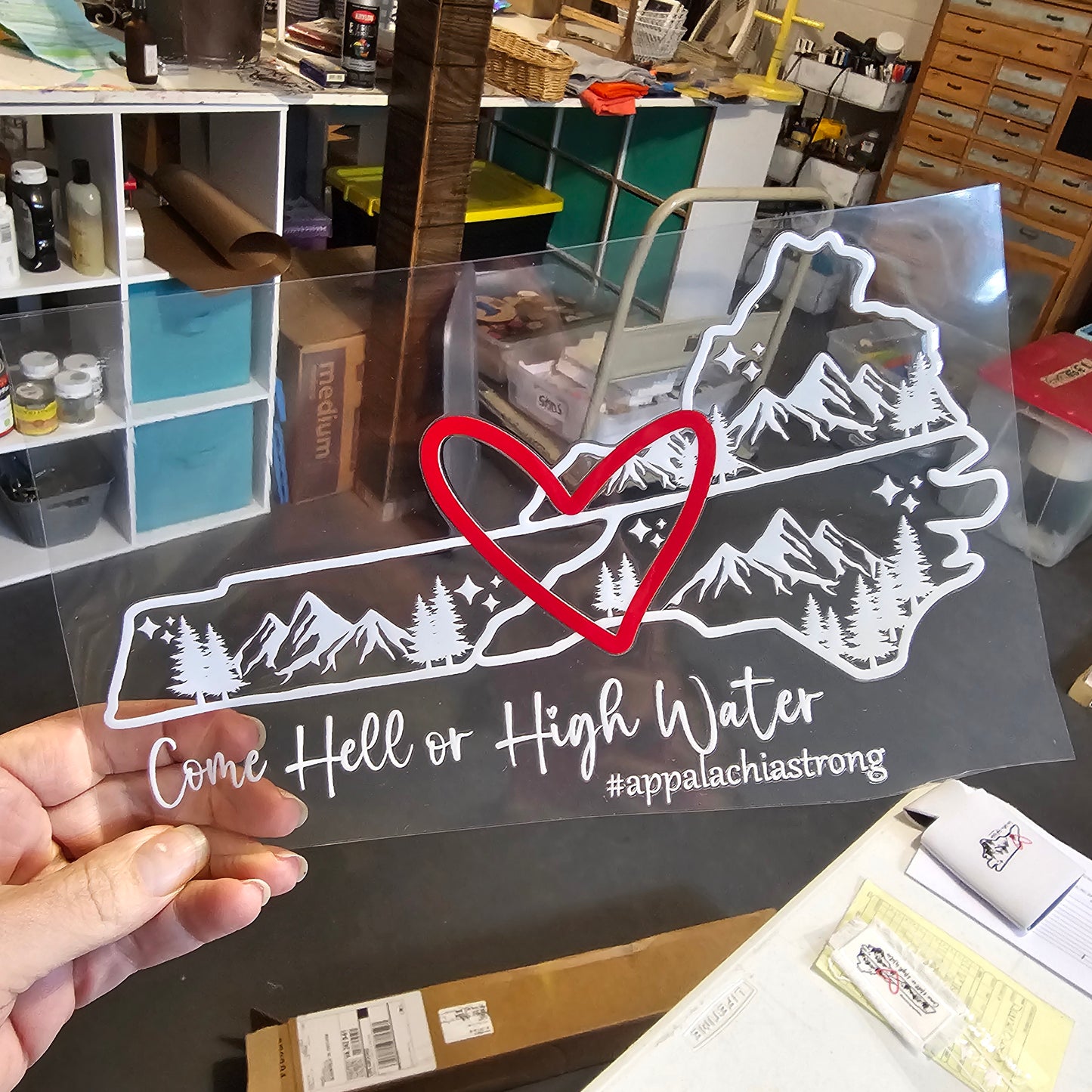 Come Hell or High Water Car Decals