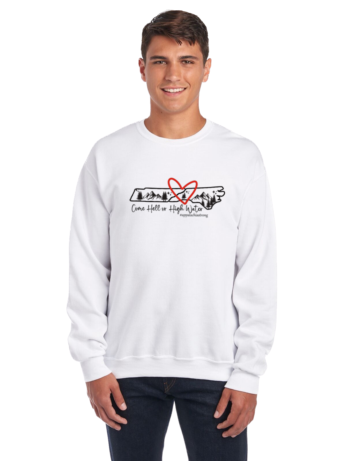 Come Hell or High Water Crewneck Sweatshirt (TN/NC)